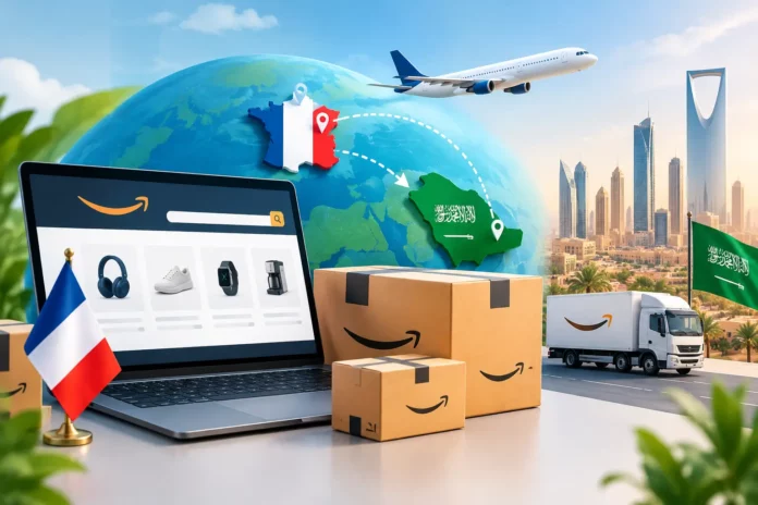 Amazon France: الشراء والتوصيل إلى السعودية