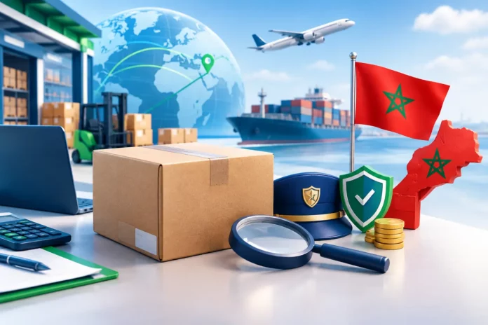 Droit de douane عند إعادة شحن طرد إلى المغرب